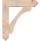 Ekena Millwork Legacy Arts and Crafts Smooth Bracket w/ Offset Brace, Douglas Fir, 7 1/2"W x 32"D x 36"H BKT0806X32X36LEC03SDF - alternate 4